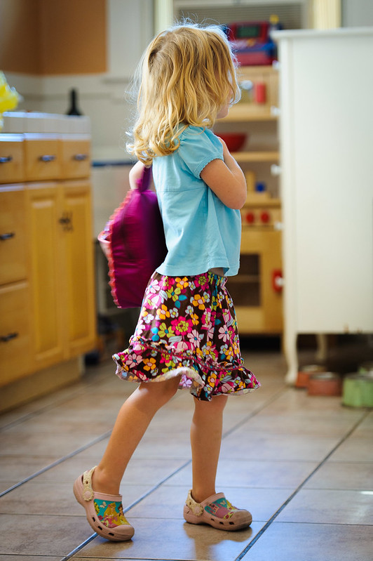 Ainsley and Her Backpack