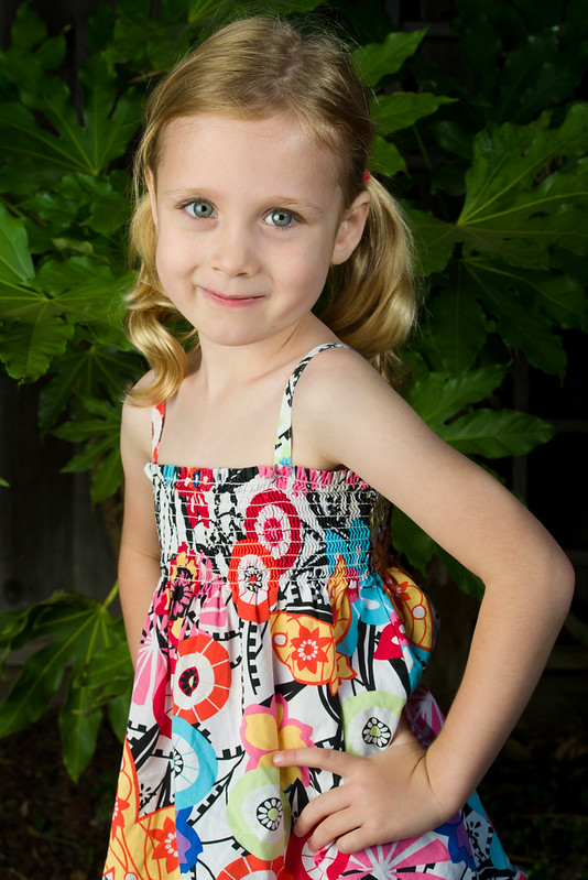 Ainsley in Our Backyard